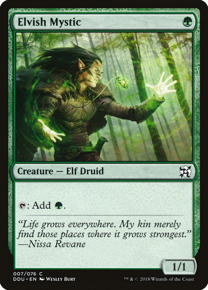 Elvish Mystic ddu 7