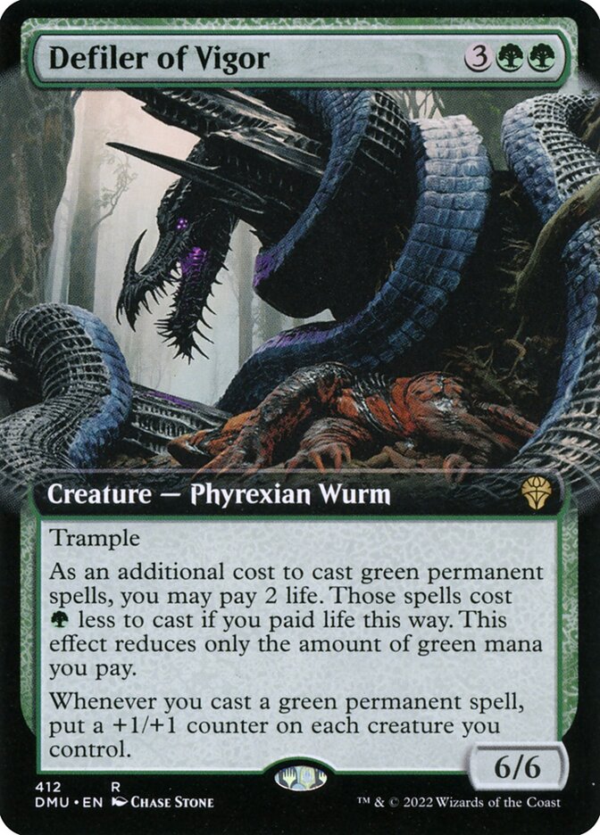 vigor mtg card Amulet Of shuffle it into its owners library. Defiler of Vigor - MTG