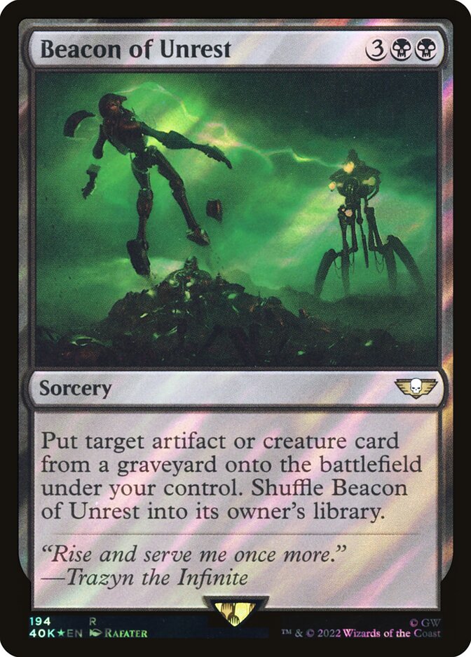Beacon of Unrest 40k 194★