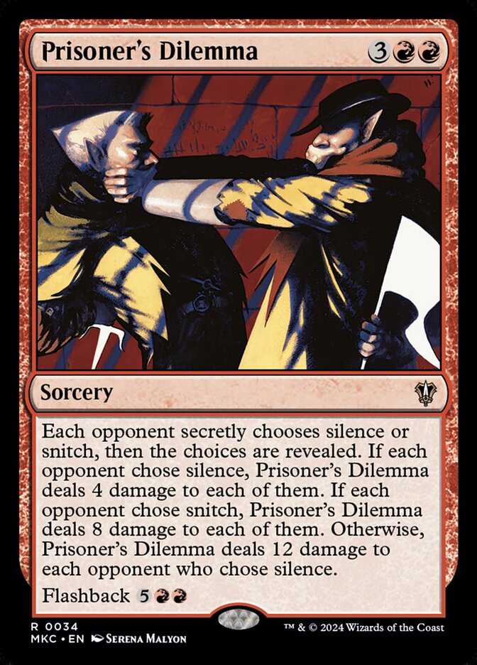 Prisoner's Dilemma mkc 34