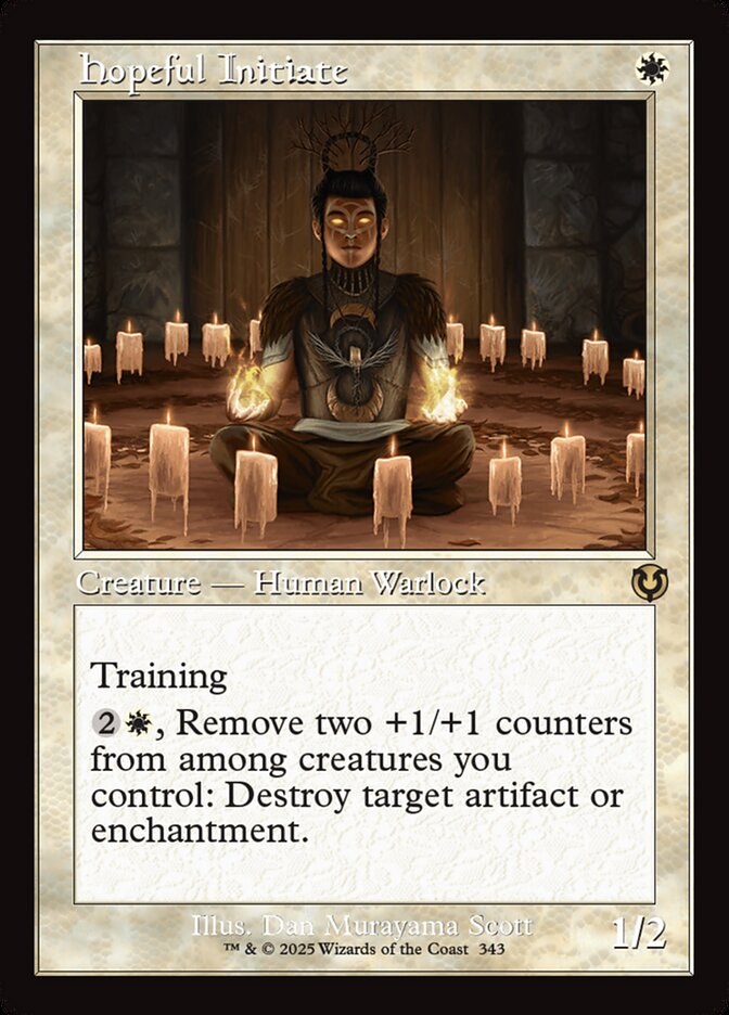 Hopeful Initiate inr 343