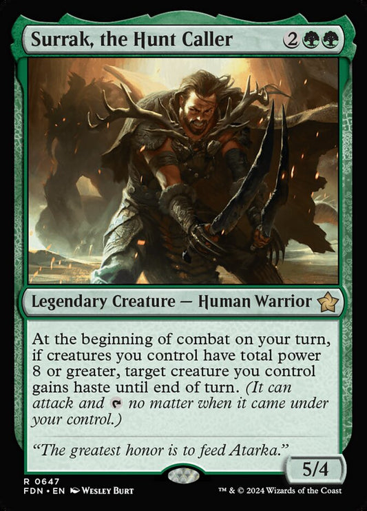 Surrak, the Hunt Caller fdn 647
