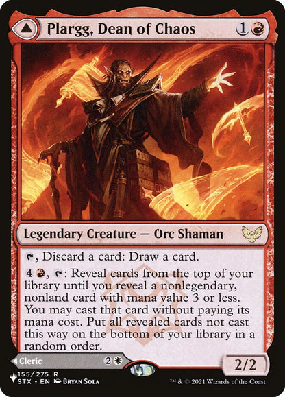 Plargg, Dean of Chaos // Augusta, Dean of Order plst STX-155