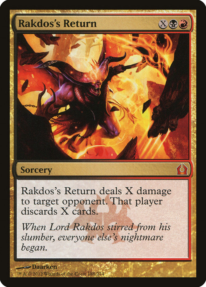 Rakdos's Return rtr 188