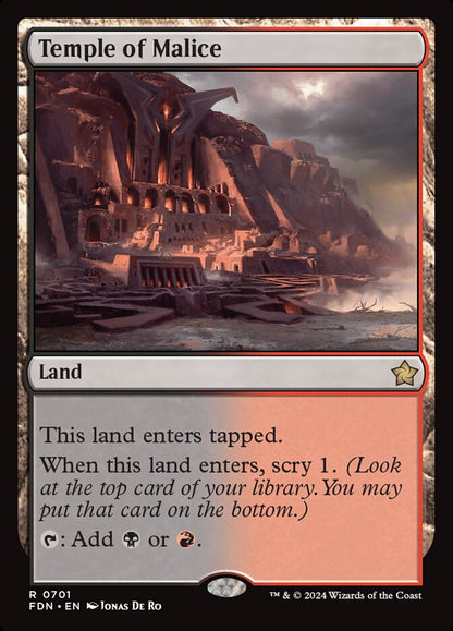 Temple of Malice fdn 701