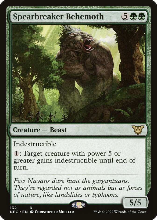 Spearbreaker Behemoth nec 132