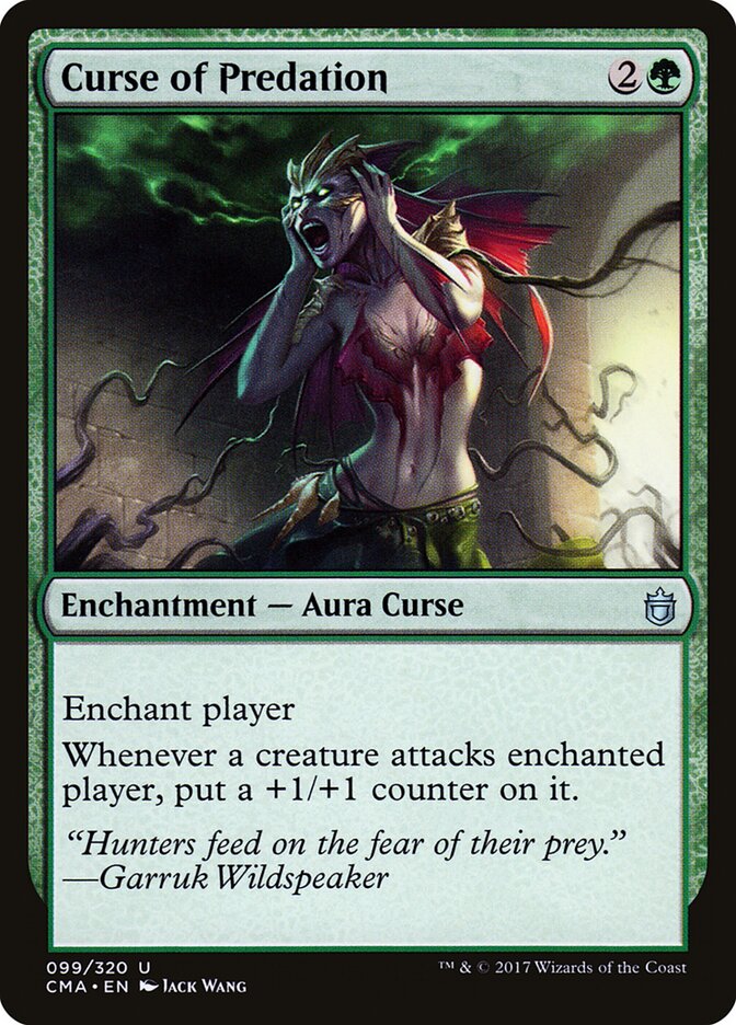 Curse of Predation cma 99