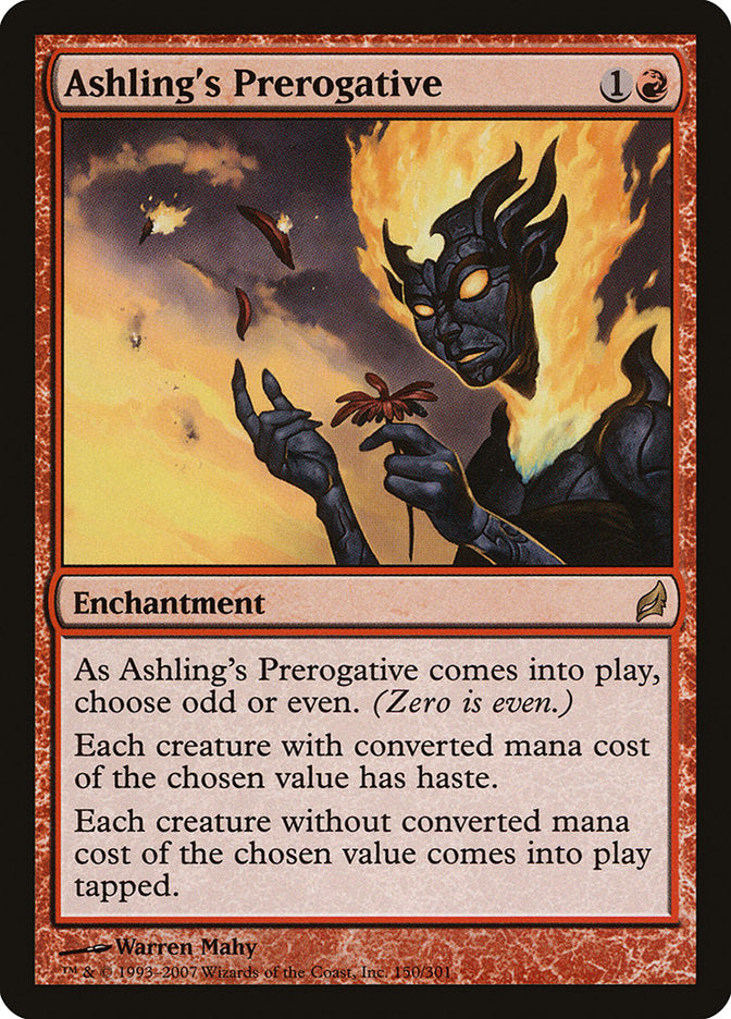 Ashling's Prerogative lrw 150