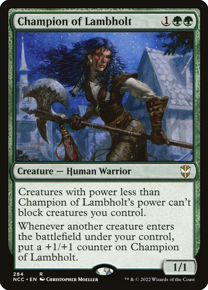 Champion of Lambholt ncc 284