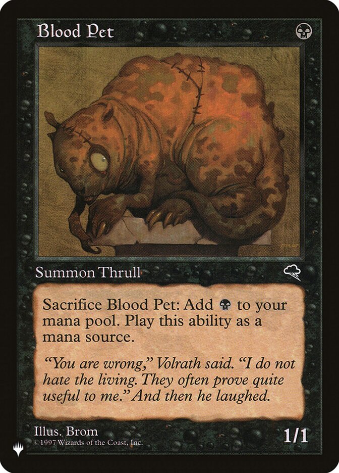 Blood Pet plst TMP-109