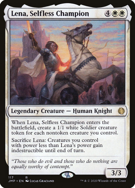 Lena, Selfless Champion jmp 117