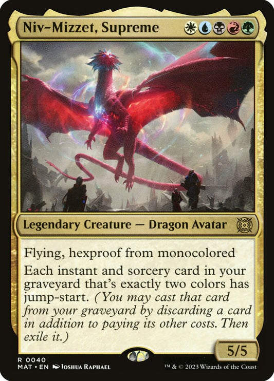 Niv-Mizzet, Supreme mat 40
