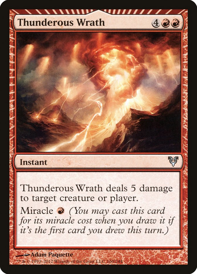 Thunderous Wrath avr 160