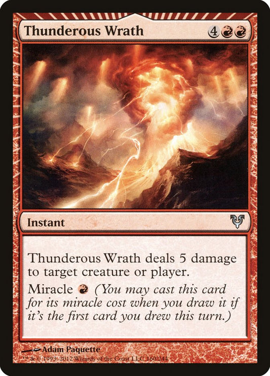 Thunderous Wrath avr 160