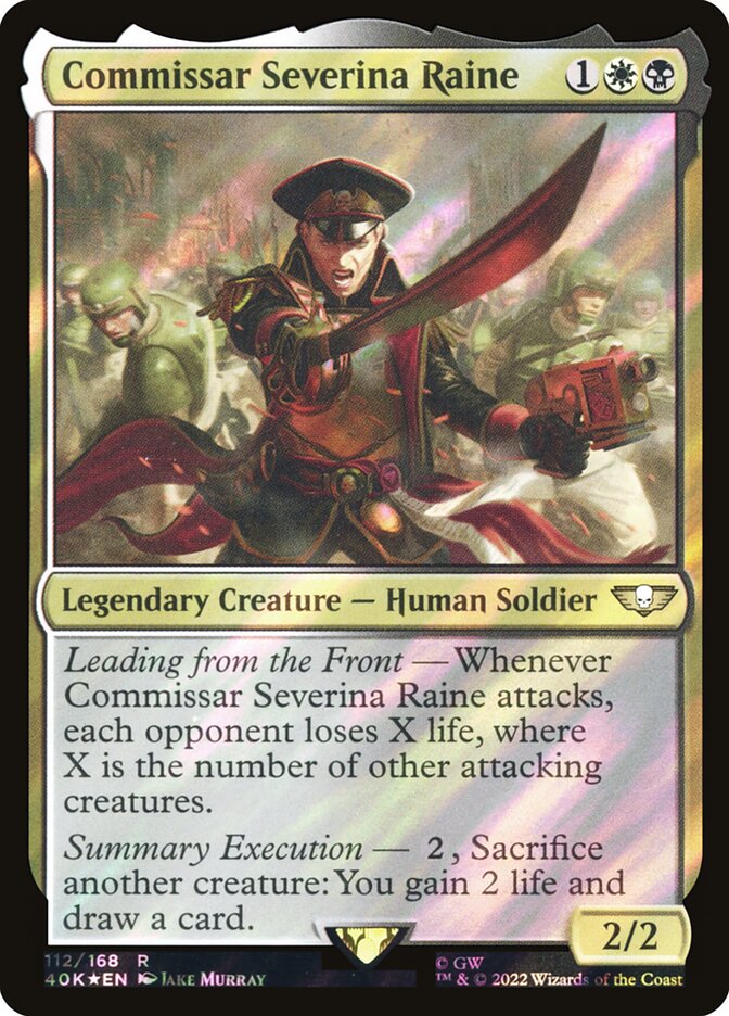 Commissar Severina Raine 40k 112★