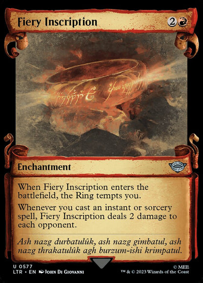 Fiery Inscription ltr 577