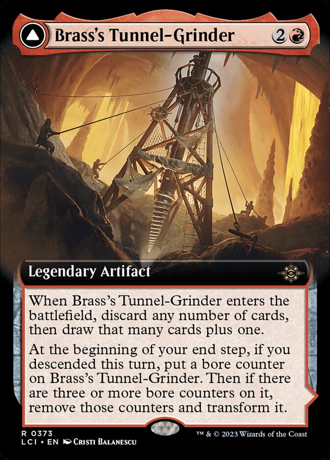Brass's Tunnel-Grinder // Tecutlan, the Searing Rift lci 373