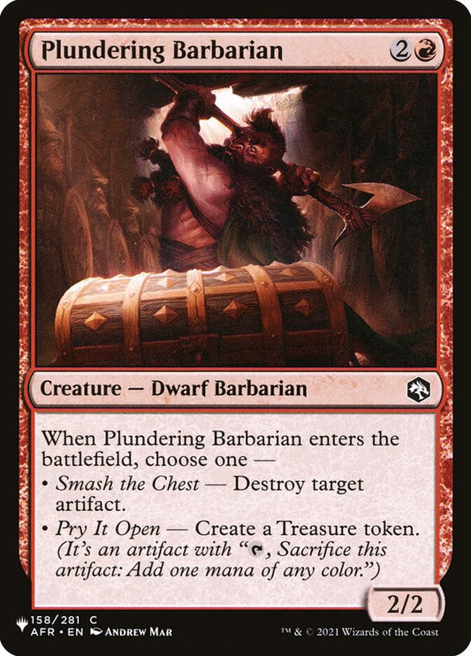 Plundering Barbarian plst AFR-158