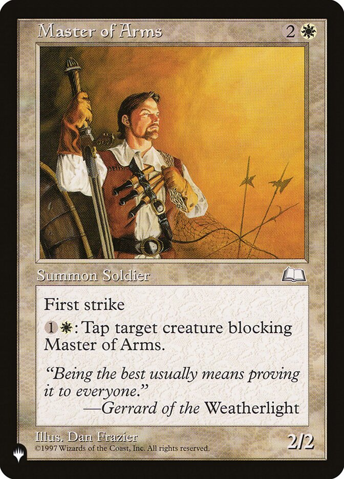 Master of Arms plst WTH-20