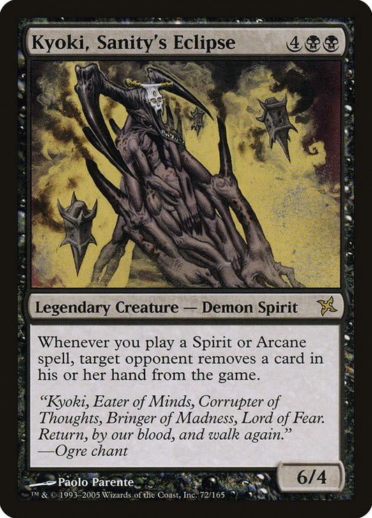 Kyoki, Sanity's Eclipse bok 72