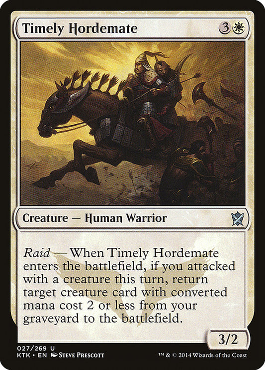 Timely Hordemate ktk 27