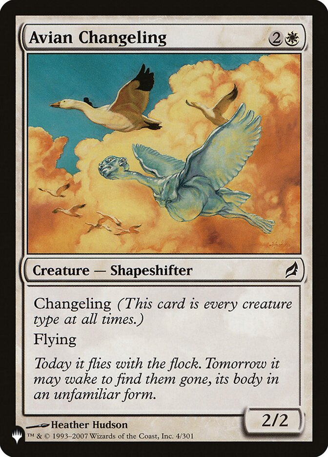 Avian Changeling plst LRW-4