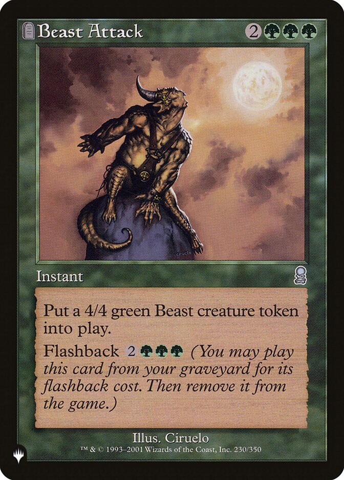 Beast Attack plst ODY-230