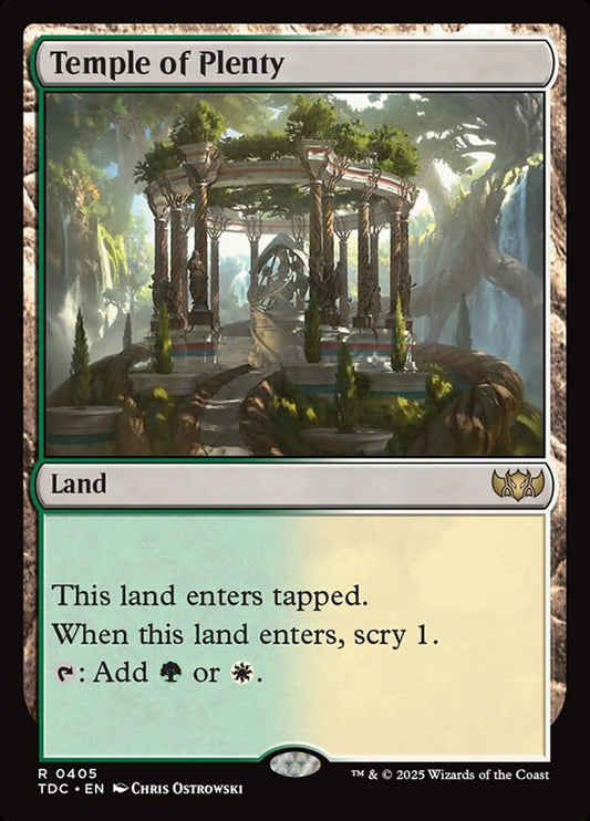Temple of Plenty tdc 405
