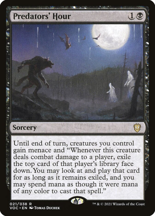Predators' Hour voc 21