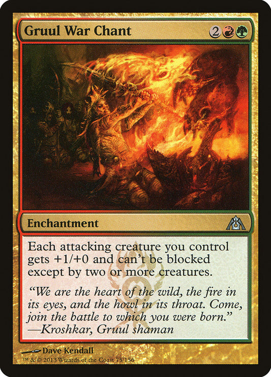 Gruul War Chant dgm 75