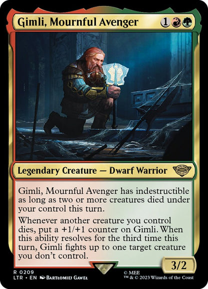 Gimli, Mournful Avenger ltr 209