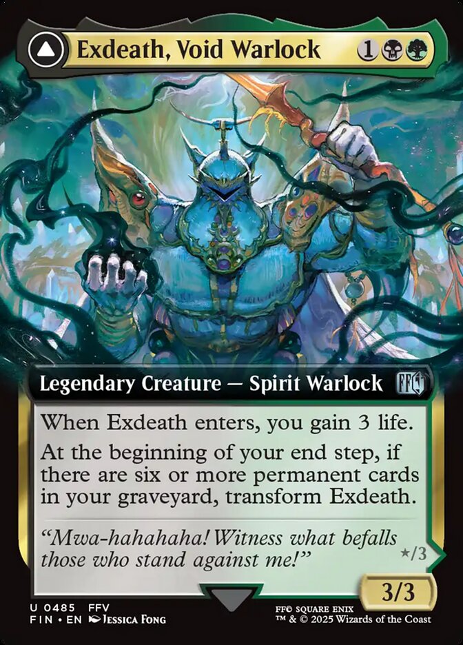 Exdeath, Void Warlock // Neo Exdeath, Dimension's End fin 485