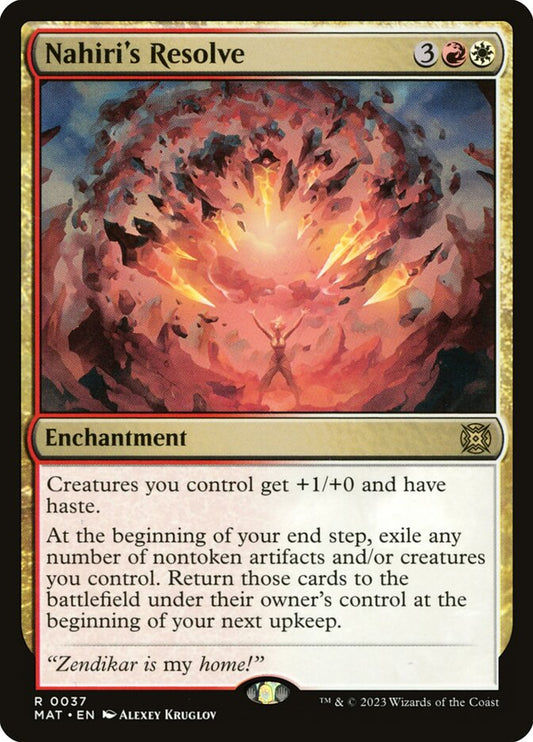 Nahiri's Resolve mat 37