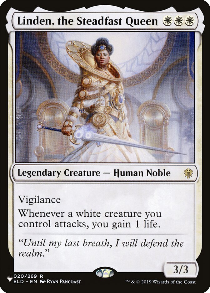 Linden, the Steadfast Queen plst ELD-20