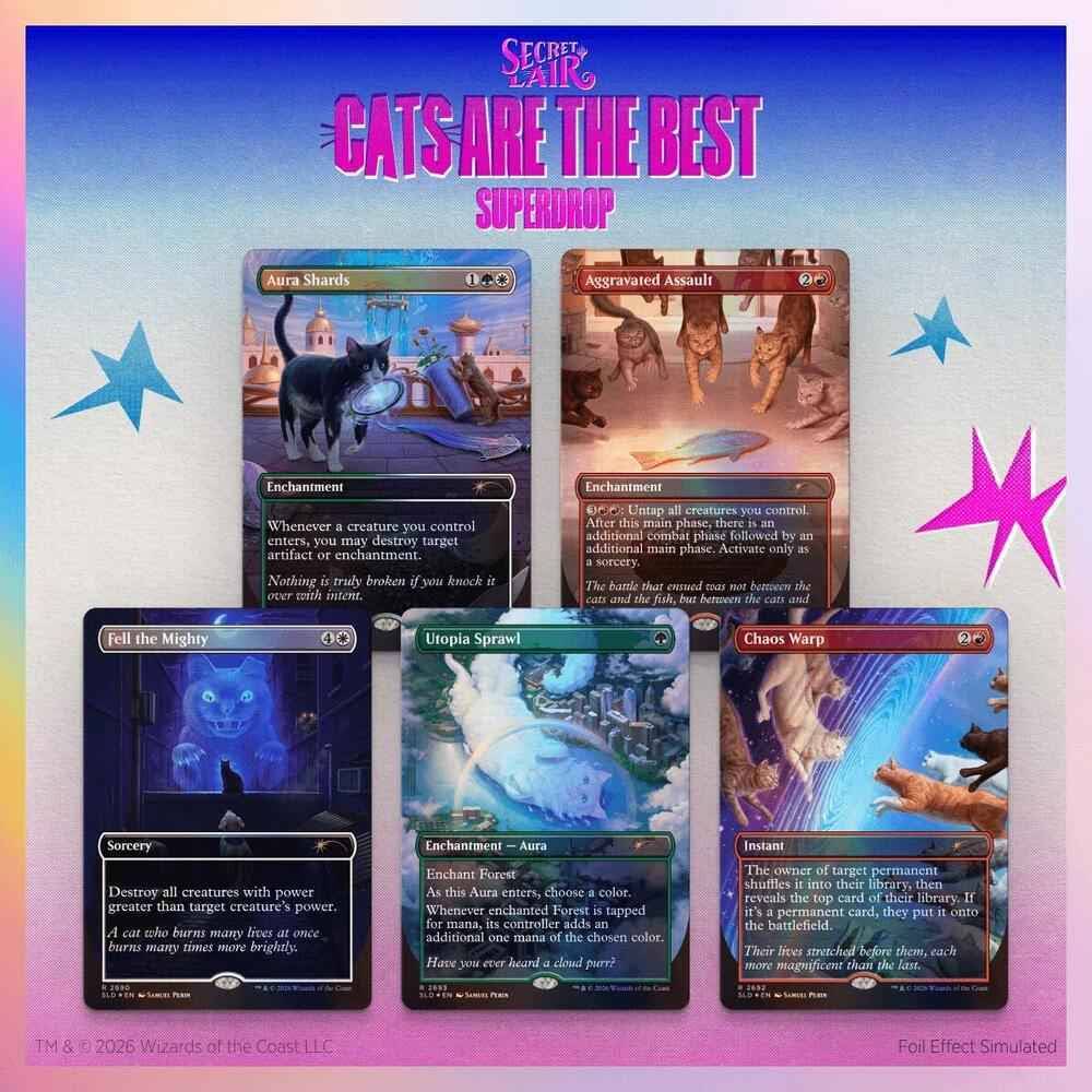 Secret Lair: Cats of Chaos Foil Edition