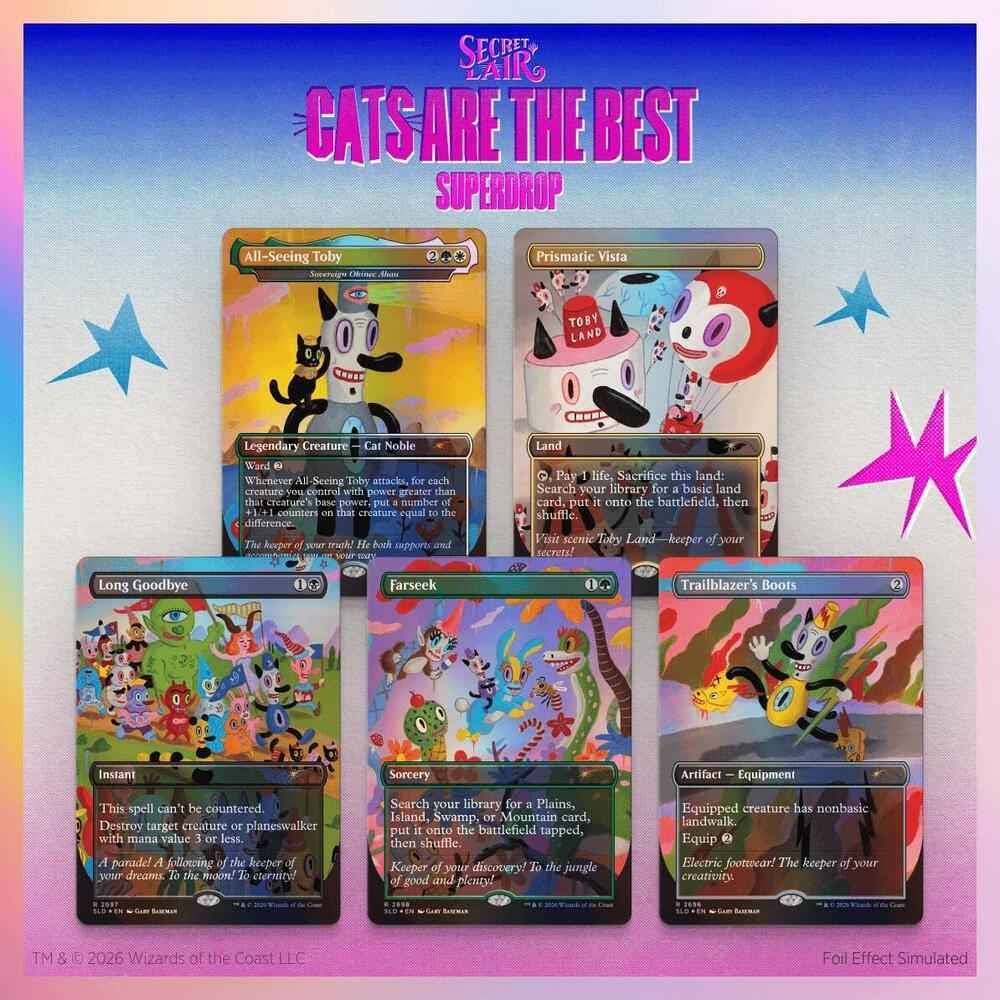 Secret Lair: Toby's Journey by Gary Baseman Foil Edition