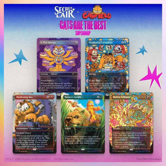 Secret Lair x Garfield: Our Only Thought is to Entertain You Foil Edition