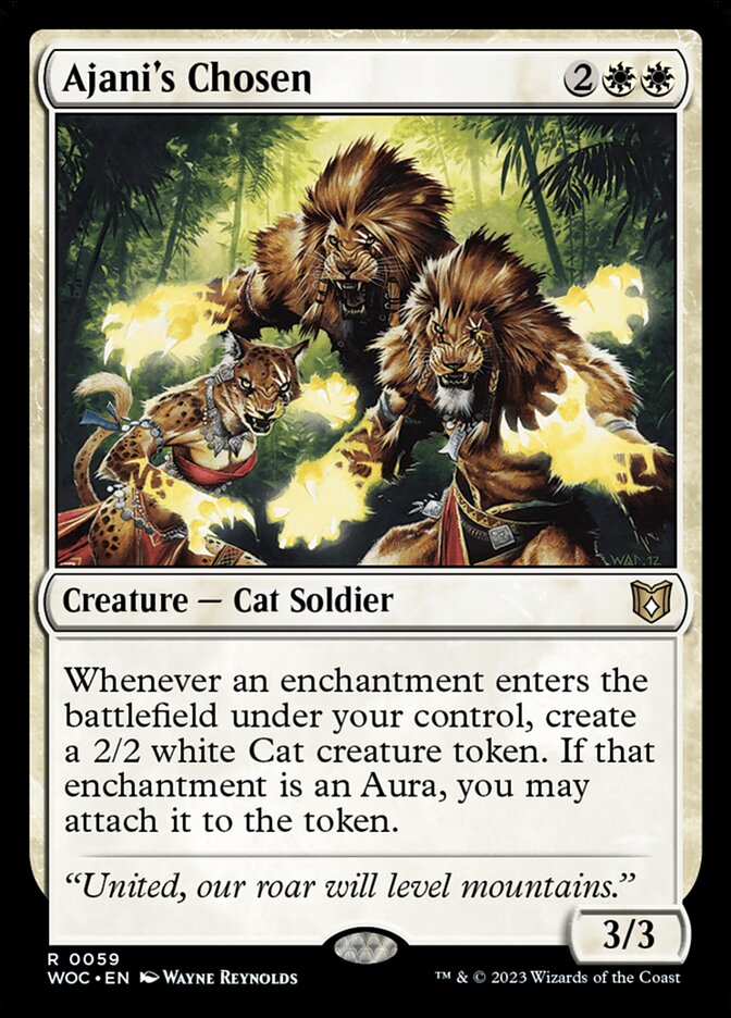 Ajani's Chosen woc 59