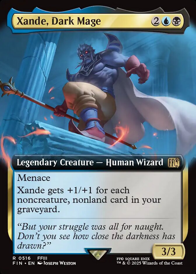 Xande, Dark Mage fin 516