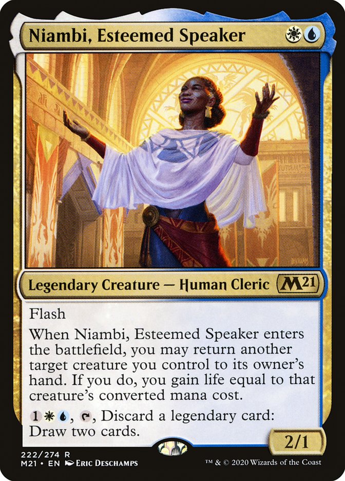 Niambi, Esteemed Speaker m21 222