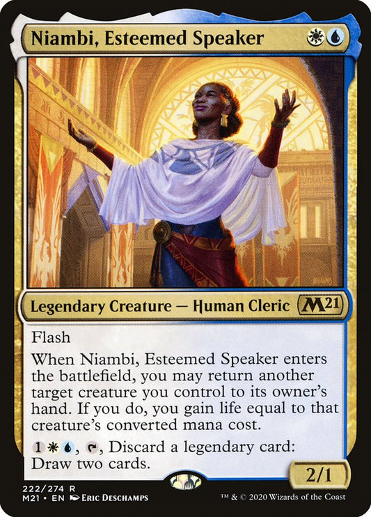 Niambi, Esteemed Speaker m21 222