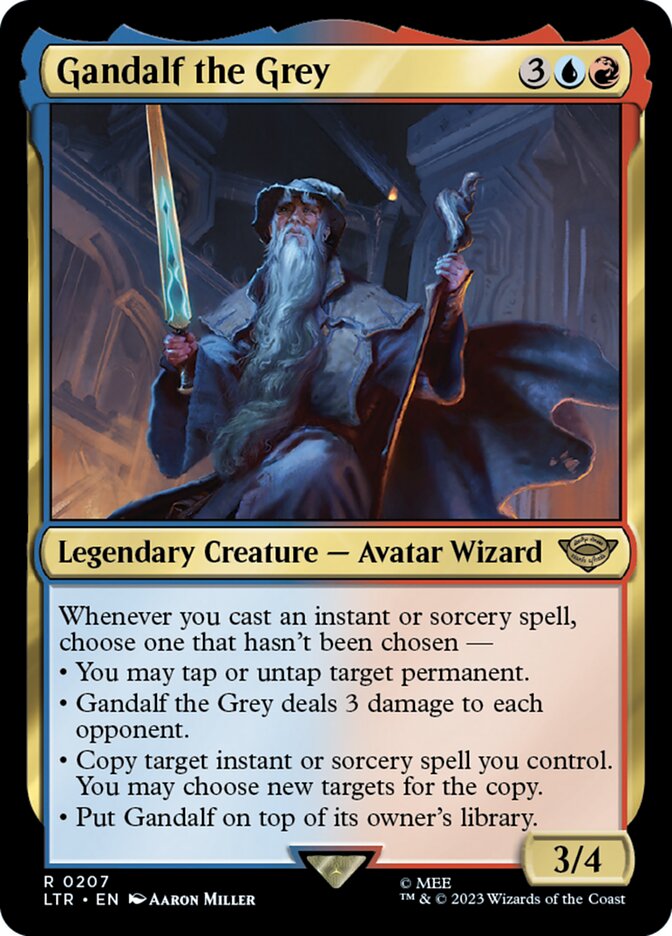 Gandalf the Grey ltr 207