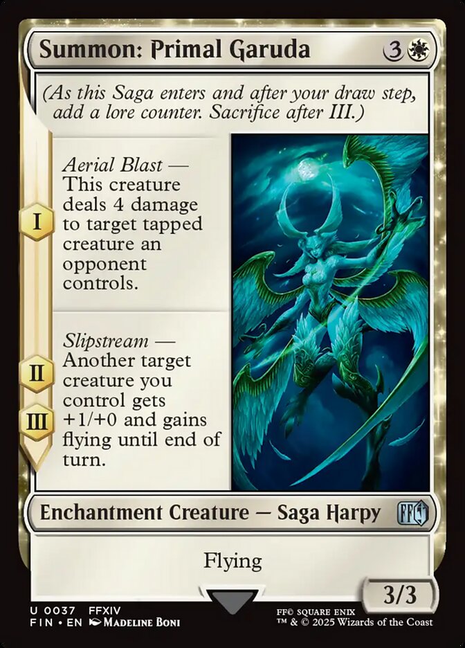 Summon: Primal Garuda fin 37
