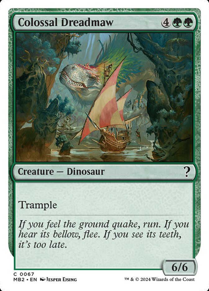 Colossal Dreadmaw mb2 67