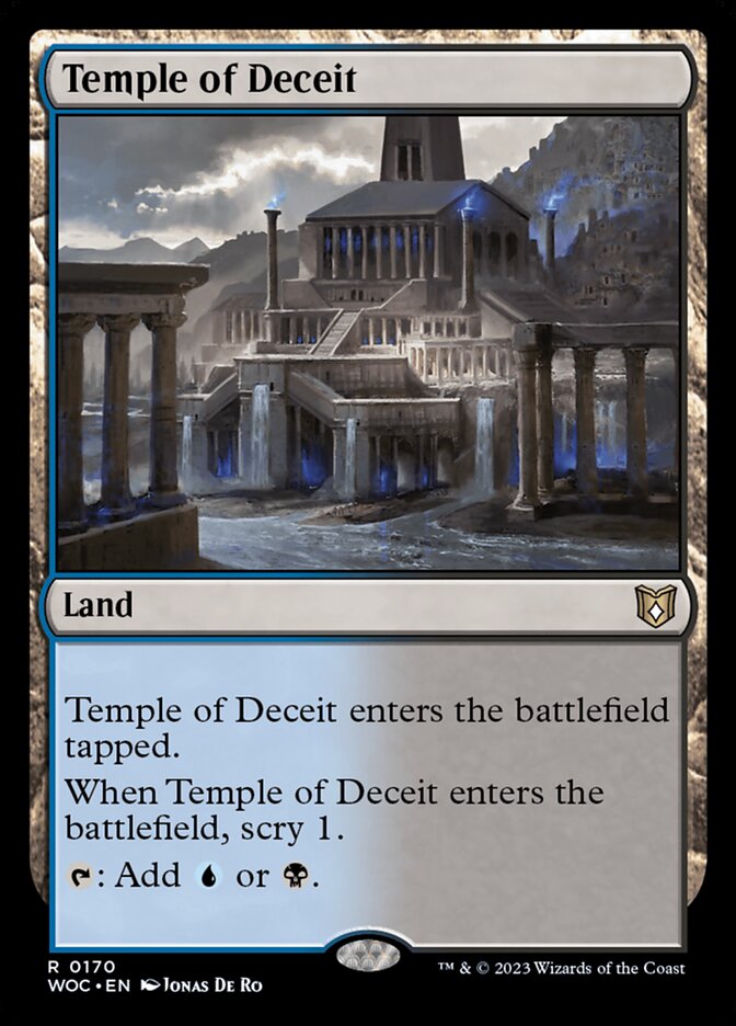 Temple of Deceit woc 170