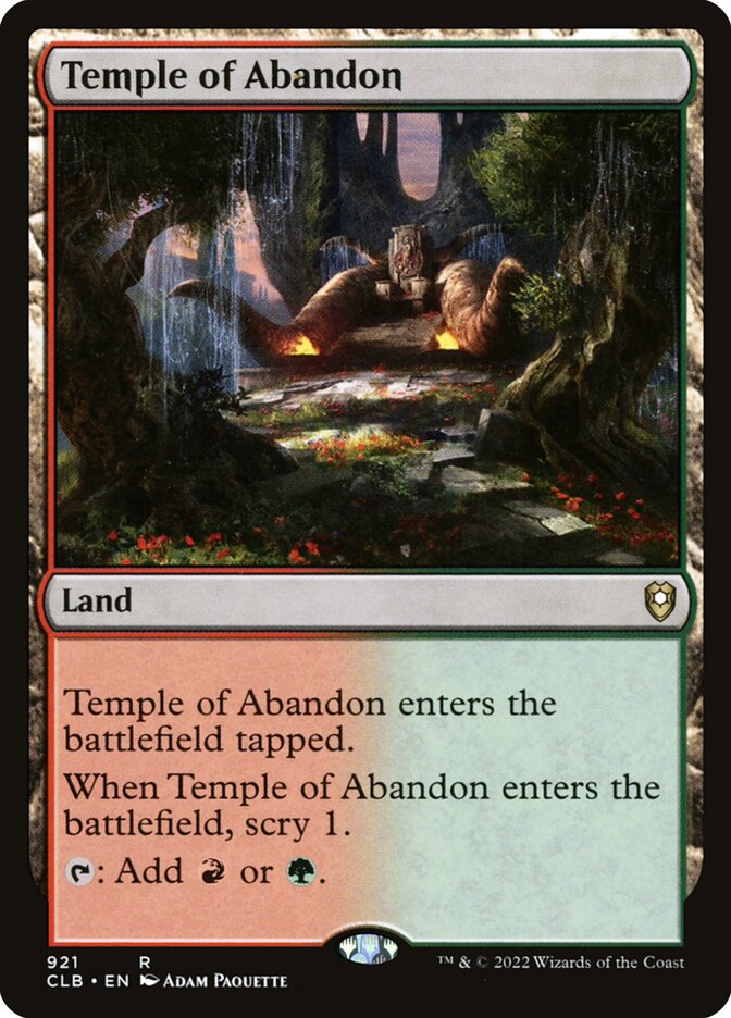 Temple of Abandon clb 921