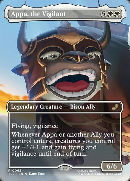 Appa, the Vigilant tle 62