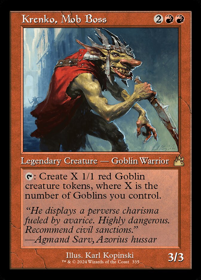 Krenko, Mob Boss - MTG Single Card | Moon MTG Krenko, Mob Boss - MTG Single Card | Moon MTG