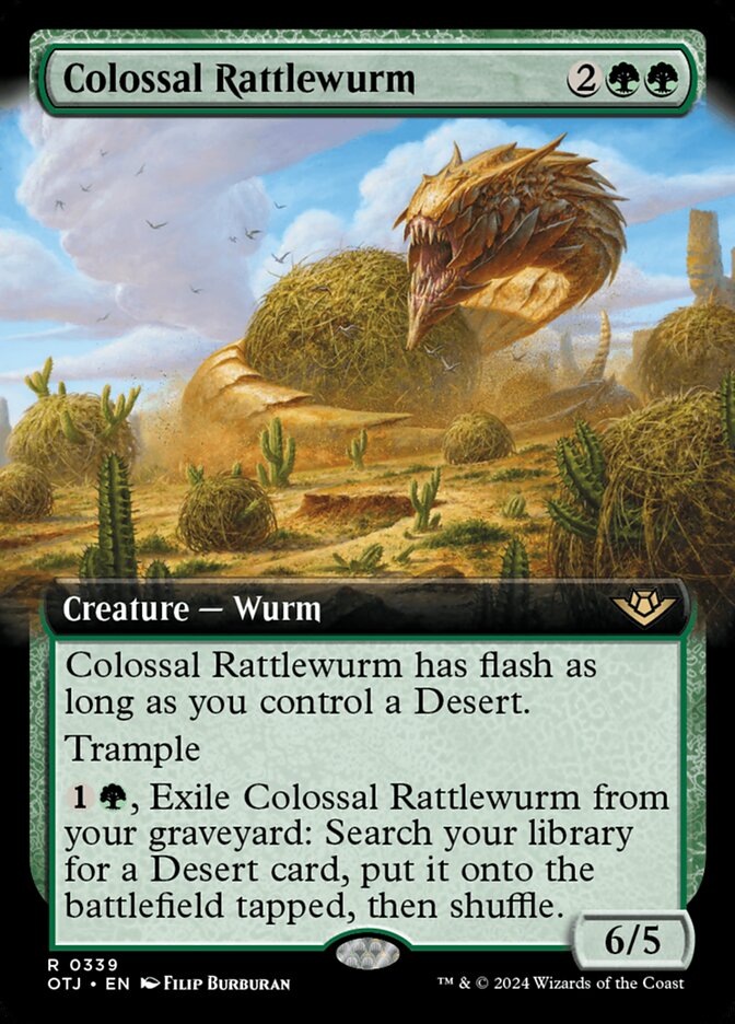 Colossal Rattlewurm otj 339