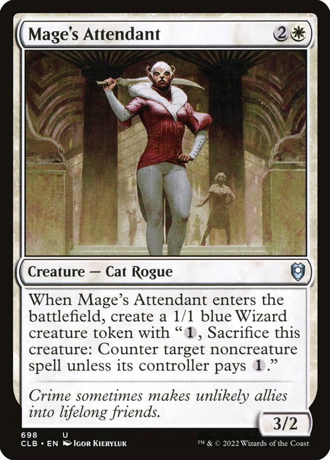 Mage's Attendant clb 698